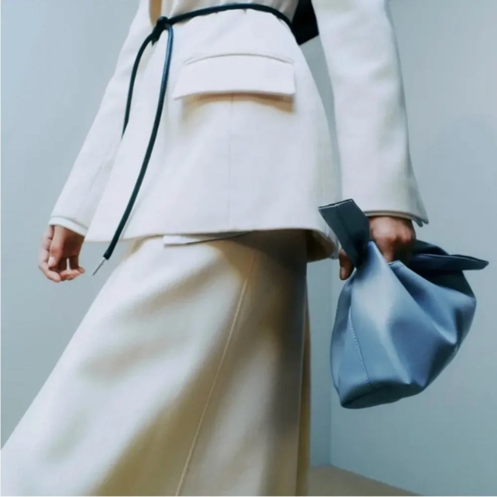 Merit x Proenza Schouler‎ bag - Reversable Vegan Leather Clutch Cosmetic Bag